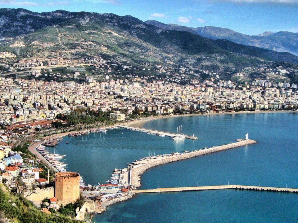 Alanya property investment - Red Tower and harbour view