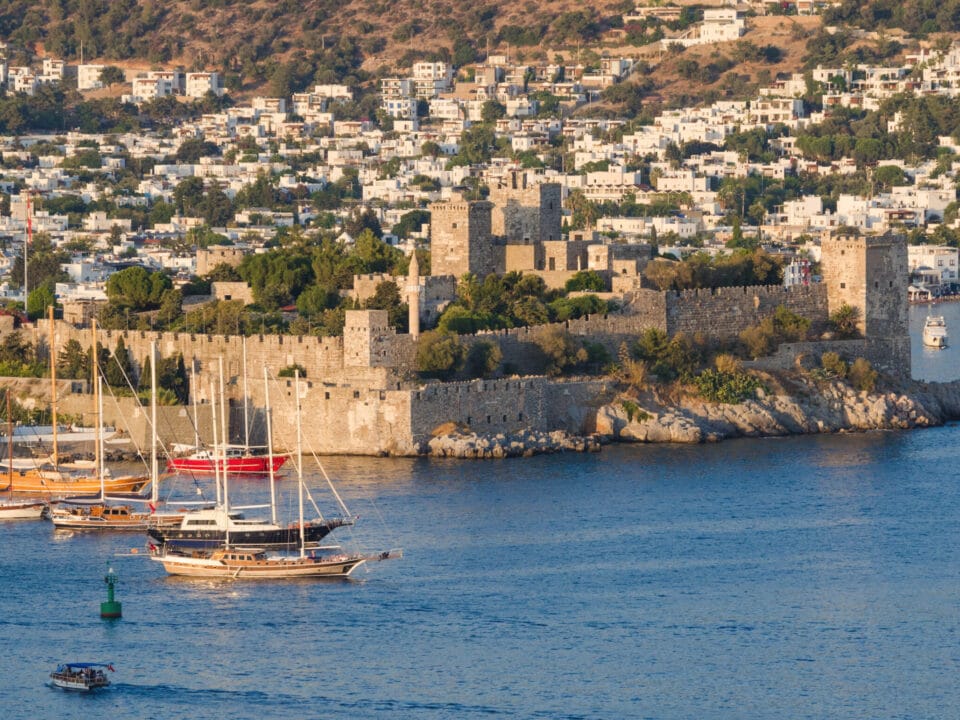 Bodrum property investment - Bodrum Castle and marina view