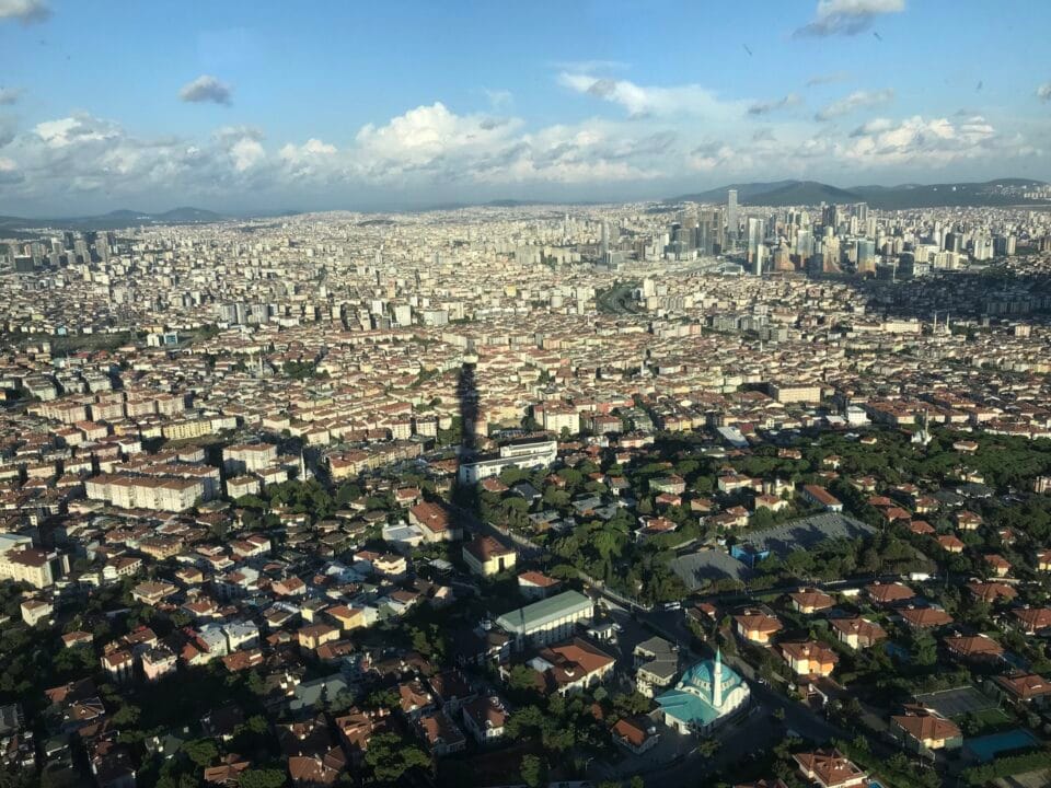 cost of living in Istanbul - city skyline view