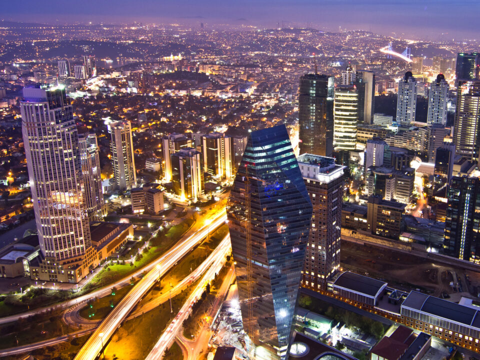commercial property in Turkey - Levent financial district in Istanbul