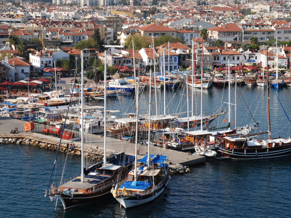 Property investment in Marmaris - aerial view of Marmaris harbour